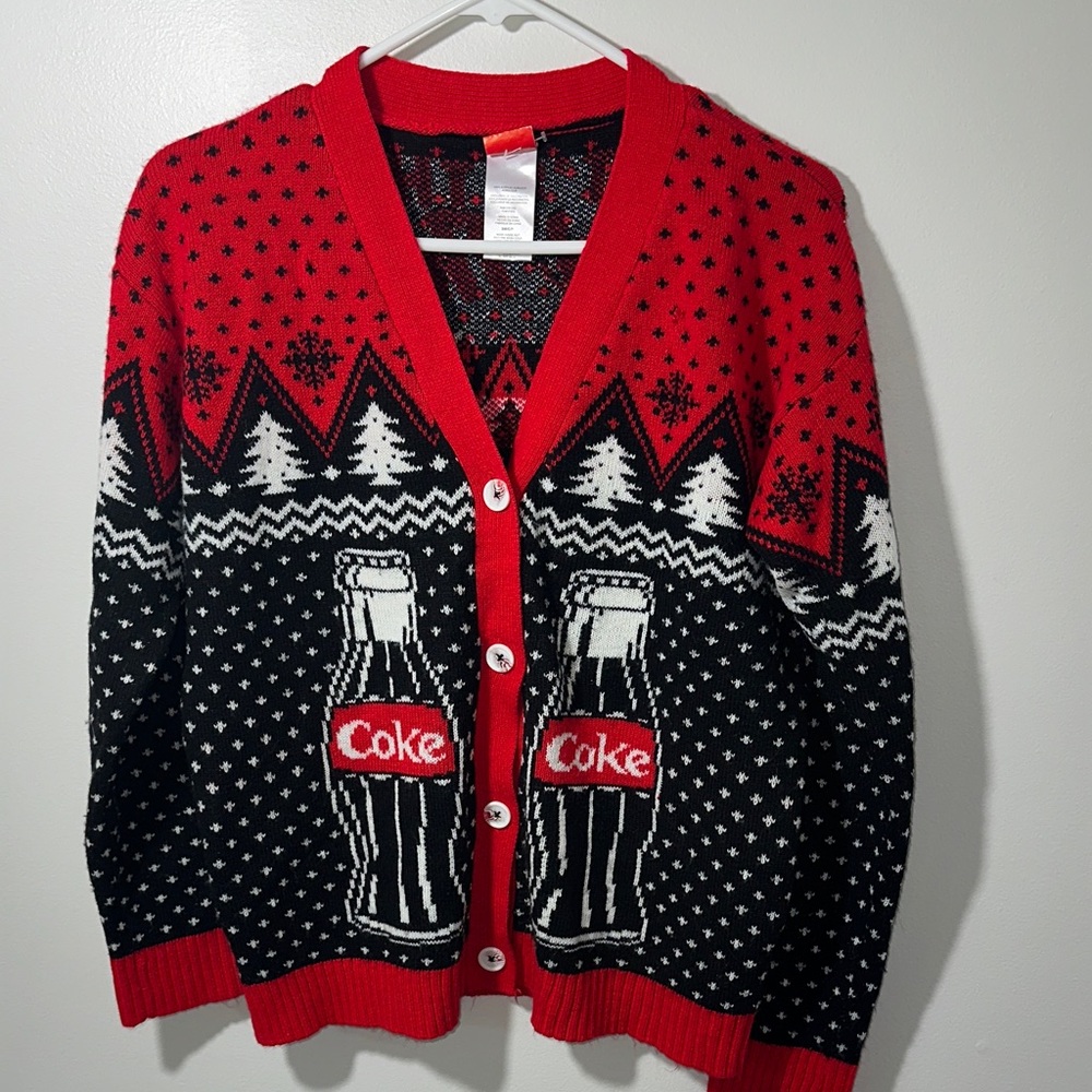 Coca Cola Polar Bears Christmas Sweater SM